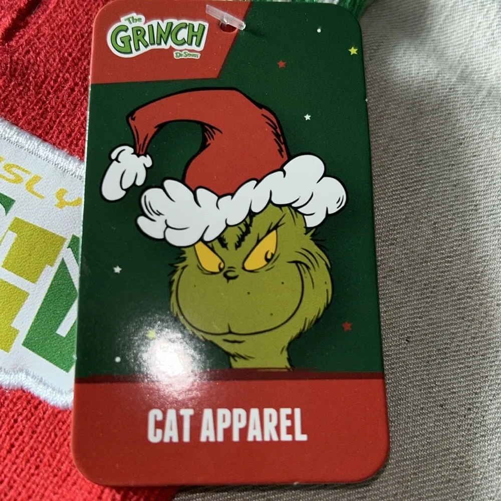 Dr Seuss The Grinch Cat Apparel Grinchy Sweater (XS)